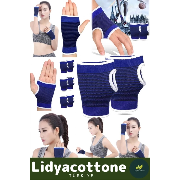 El Bilekliği Nefes Alabilir Rahat Elastik Bilek Avuç İçi Baş Parmak Destek Bandı Sporcu
