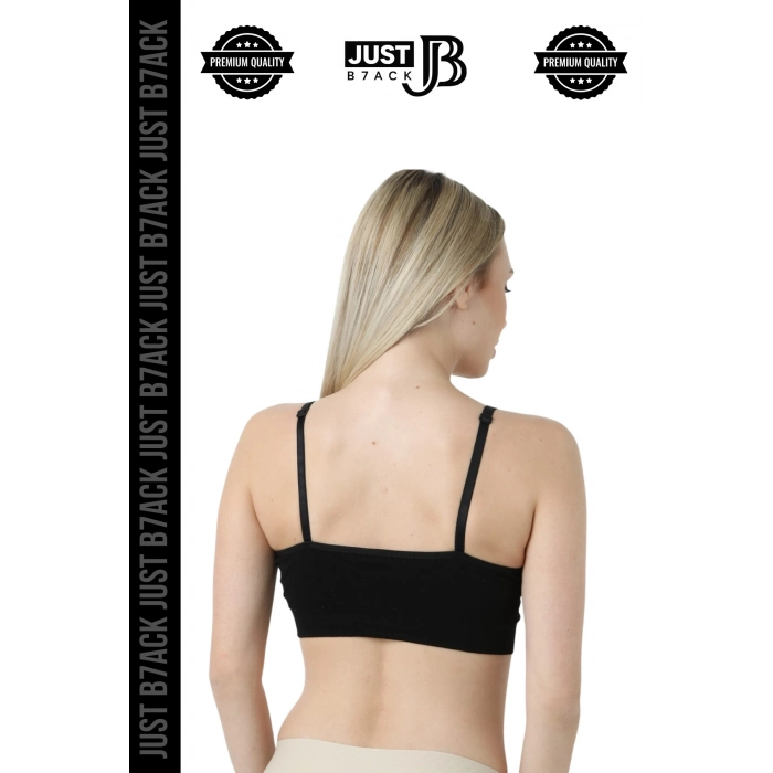 #EmzirmeAtleti Lohusa Doğum Sonrası Balensiz Dikişsiz Klipsli Pamuklu Tam Kalıp Siyah Emzirme Atleti