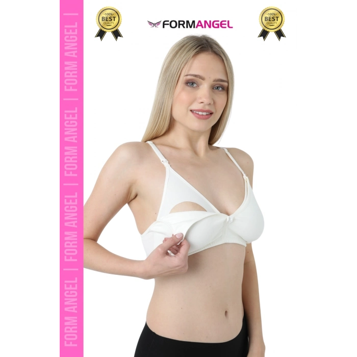 #EmzirmeSütyeni Klipsli Desteksiz Balensiz Hamile Lohusa Esnek Yumuşak Emzirme Sütyeni - 1 Adet