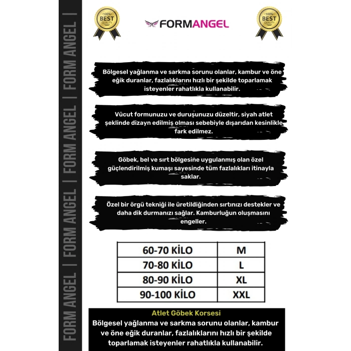 #ErkekKorse Dik Duruş Vücut Bel Göğüs Toparlayıcı Göbek Sıkılaştırıcı Erkek Korse Atlet - 3 Adet