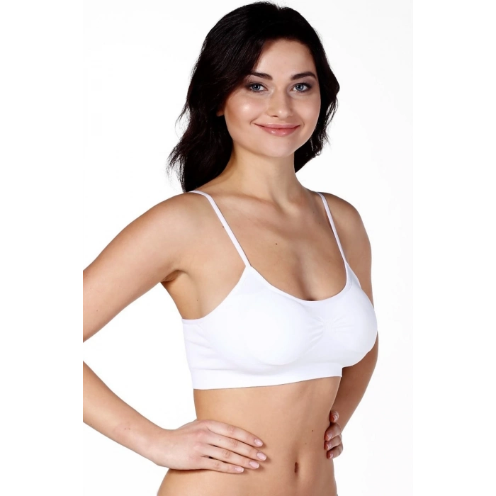 Yeni Sezon Esnek Askılı Pedli Rahat Kadın Konforlu İnce Askılı Pedli Kadın Büstiyer İç Giyim