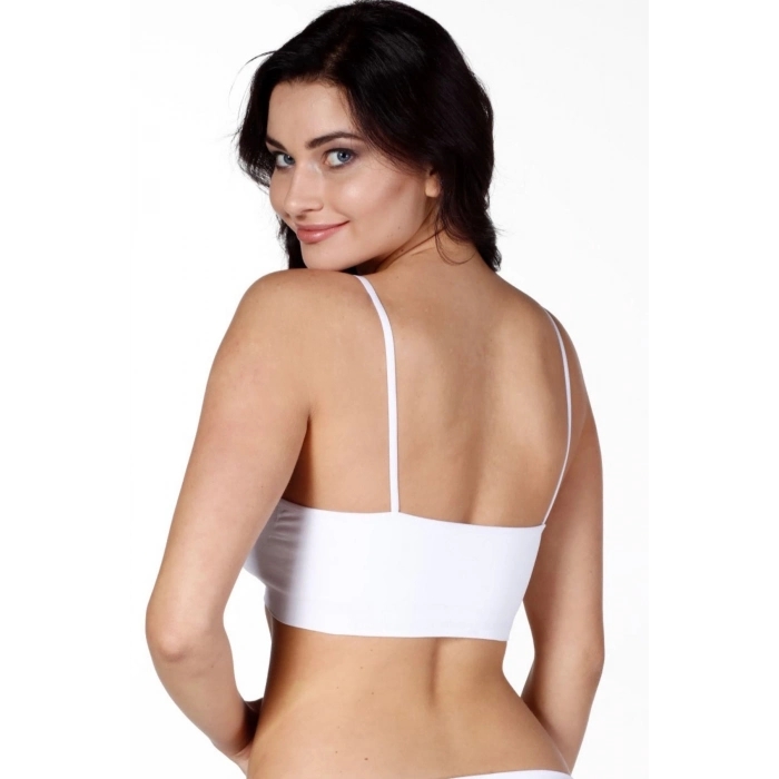 Yeni Sezon Esnek Askılı Pedli Rahat Kadın Konforlu İnce Askılı Pedli Kadın Büstiyer İç Giyim