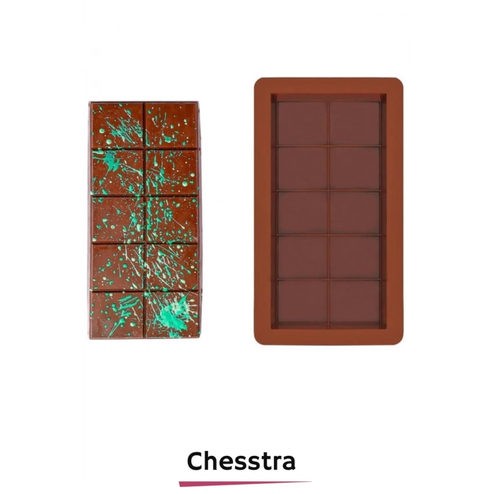 Esnek Bpa İçermez Yüksek Isı Dayanıklı Meşhur Dubai Çikolata Silikon Kalıbı 1 Adet