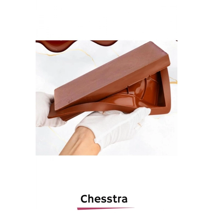 Esnek Bpa İçermez Yüksek Isı Dayanıklı Meşhur Dubai Çikolata Silikon Kalıbı 2 Adet