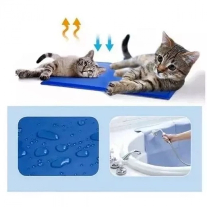#Yatak Sıcak Havalar Jel Dolgulu Serinletici Dayanıklı Evcil Hayvan Soğutucu Yatak Mat 50x90 cm