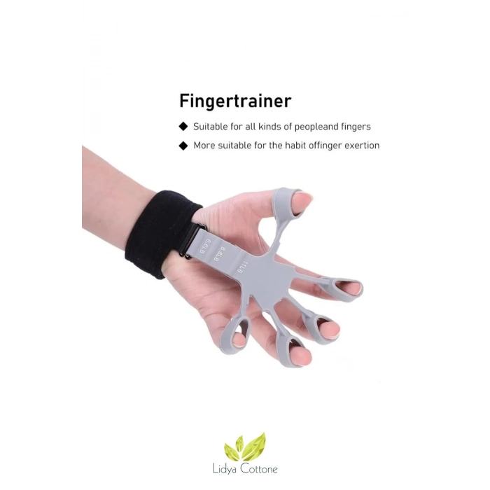 Fizik Tedavi Spor Parmak El Bilek Kol Güçlendirici Kas Geliştirici Kavrama Silikon Örümcek Lastik