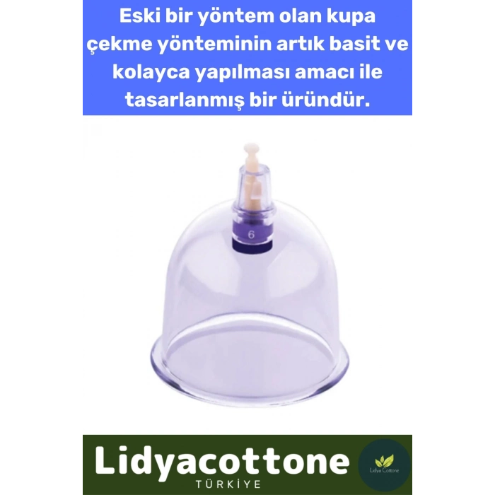 Hacamat Kupası 10 Adet Premium Seri Çatlak Vakumlu 6 Numara