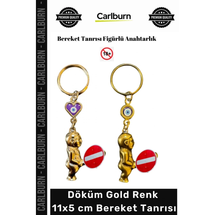 #Hediye Zamak Döküm Kırılmaz Gold Renk Boncuklu Hediye Aksesuar Şık Dayanıklı Bereket Tanrısı