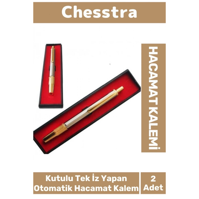 Hızlı Tek İz Yapar Otomatik Kutulu Yüz Hassas Bölge Rahat Metal Dayanıklı Hacamat Kalemi 2 Adet