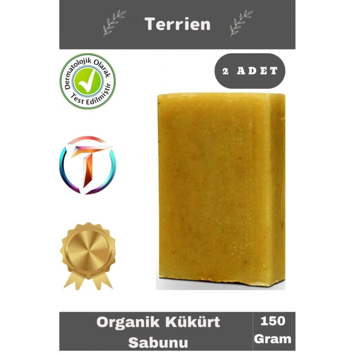 Home Serisi El Yapımı Doğal Bitkisel 2 Adet Siyah Leke Sivilce Akne Etkili Cilt Bakımı Kükürt Sabunu