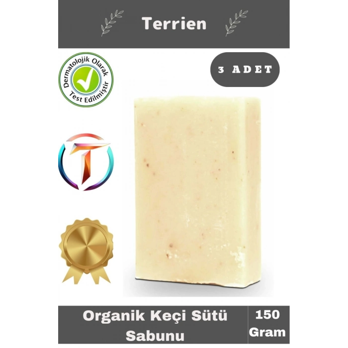 Home Serisi El Yapımı Doğal Bitkisel 3 Adet Hassas Ciltler Arındırıcı Nemlendirici Keçi Sütü Sabunu