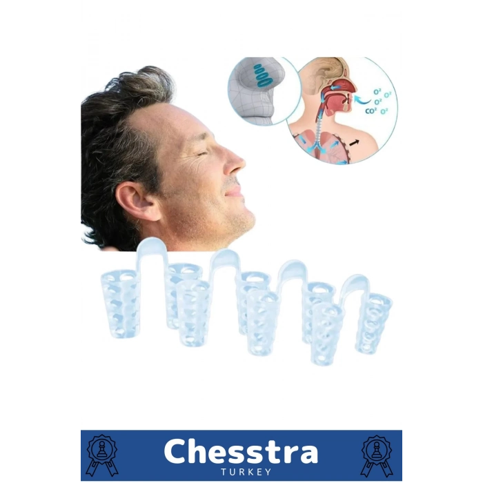 Horlama Azaltıcı Fazla Oksijen Nefes Alıp Verme Rahatlatıcı Uyku Önleyici Burun Delik Aparat 16 Adet