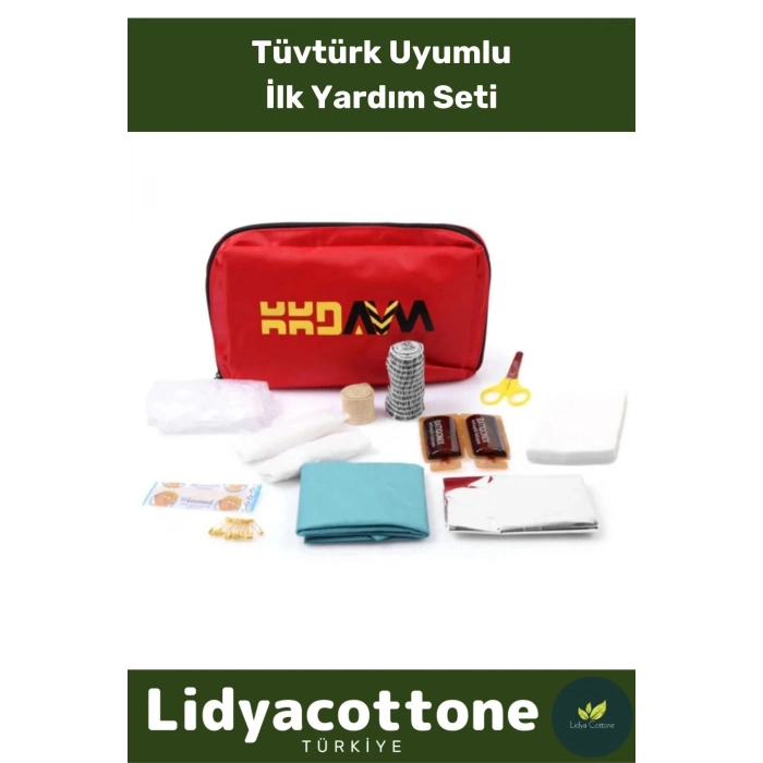 Ilk Yardım Kutusu Bez Çantalı Set Ev Iş Yeri Araba Okul Deprem Acil Müdahale Set