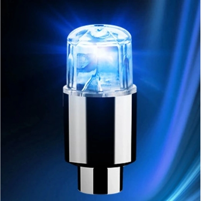 #Sibop Hareket Sensörlü Otomatik Yanan Mavi Yeşil Lastik LED Güvenlik Işık Bisiklet Araba 2li Sibop