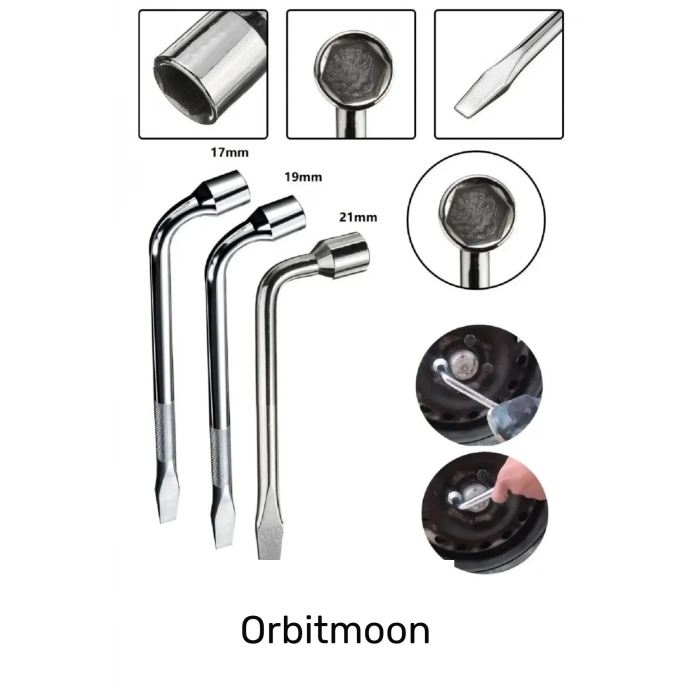 İstavroz Çelik 1.Kalite Nikelajlı 19mm Numara Bijon Sökme Anahtarı Tek Kol Pipo Garantili