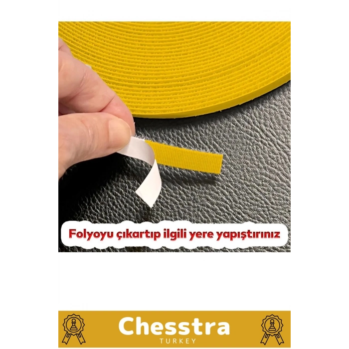 İz Bırakmayan Süper Güçlü Kendinden Yapışkanlık Ahşap 1. Kalite Sineklik Yedek 4mt Cırt Bant 3 Adet