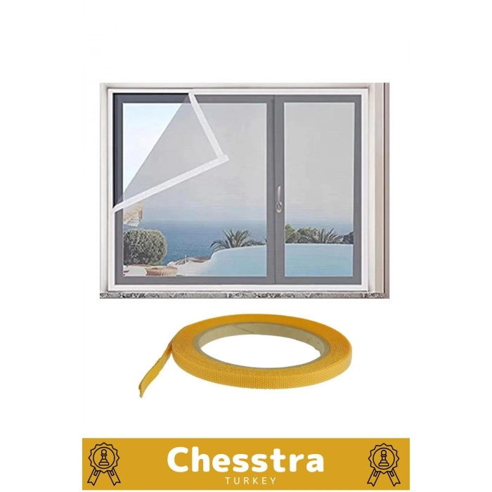 İz Bırakmayan Süper Güçlü Kendinden Yapışkanlık Ahşap 1. Kalite Sineklik Yedek 4mt Cırt Bant 1 Adet