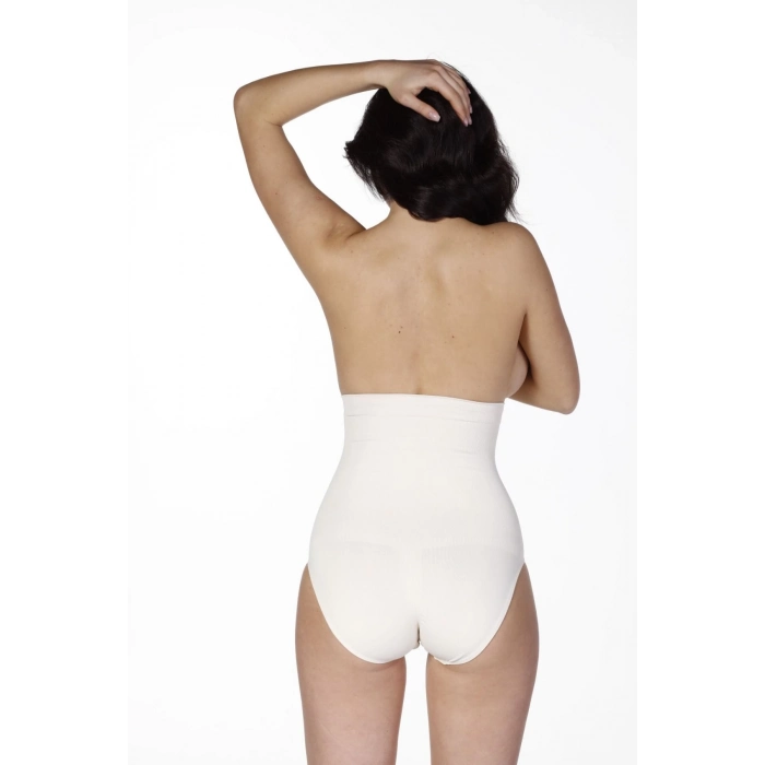 İz Göstermeyen Bırakmayan Toparlayıcı Kaymayı Önleyen Silikon Masaj Özellikli Yüksek Bel Slip Korse