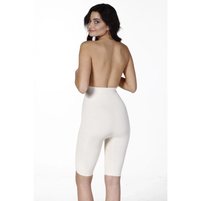 Lazer Kesim Kaymaz Vücut Şekillendirici İz Göstermeyen Yüksek Bel Push-Up Destekli İnceltici Toparlayıcı Korse