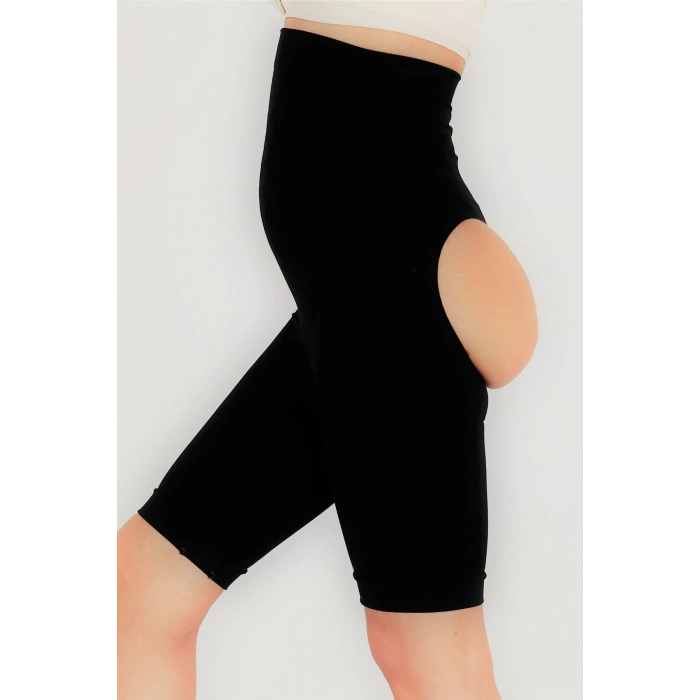 İz İç Göstermeyen Yüksek Bel Kayma Önleyen Silikonlu Rahat Kalça Popo Dikleştirici Toparlayıcı Korse