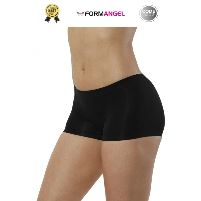 #KadınBoxer Toparlayıcı Şekillendirici Seamless Kaymaz Kadın Dikişsiz Boxer İç Çamaşırı - 4 Adet