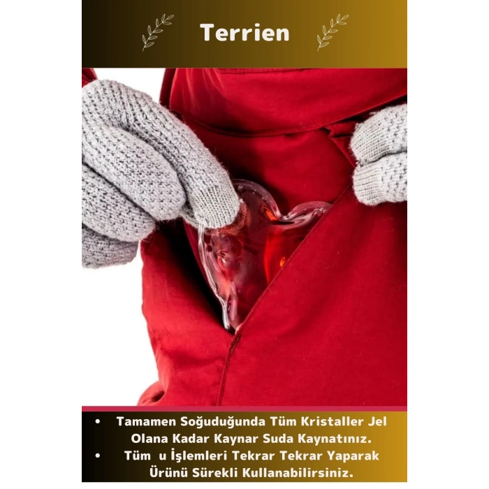 Kalp Şeklinde El Isıtıcısı Sihirli Jel Isıtıcı Torba Kalpli Cep Sobası 2li Set