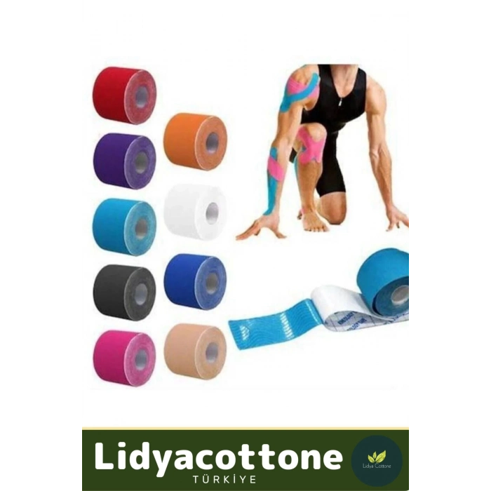 Kas Eklem Bel Bacak Kol Boyun Sırt Omuz Karın Kalça Ağrı IsıI Bandı Yüksek Kalite 5cm x 5m