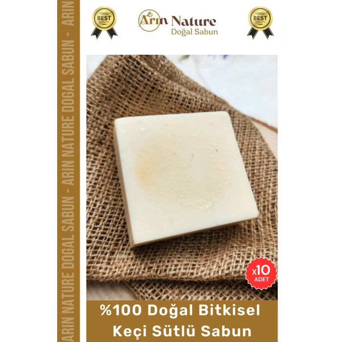 #keçisütlü %100 Doğal Güzel Kokulu El Yüz Saç Vücut Orijinal Bitkisel Keçi Sütlü Sabunu 120g 10 Adet