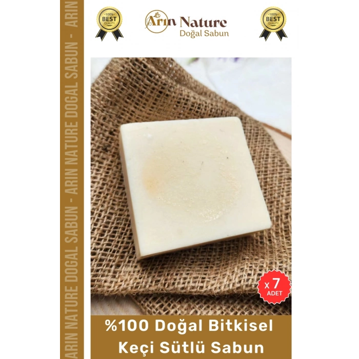 #keçisütlü %100 Doğal Güzel Kokulu El Yüz Saç Vücut Orijinal Bitkisel Keçi Sütlü Sabunu 120g 7 Adet