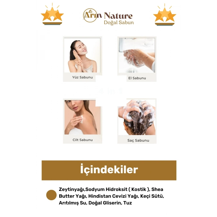 #keçisütlü %100 Doğal Güzel Kokulu El Yüz Saç Vücut Orijinal Bitkisel Keçi Sütlü Sabunu 120g 9 Adet