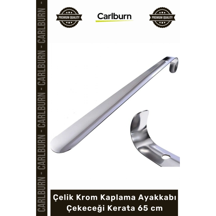 #Kerata Metal Sağlam Kaliteli Uzun Lüks Şık Yerli Çelik Krom Kaplama Ayakkabı Çekeceği Kerata 65 cm