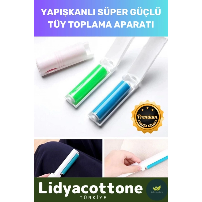 Kıl Tüy Toz Toplama Rulosu Pratik Kazak Tişört Koltuk Kedi Köpek Evcil Hayvan Yapışkanlı