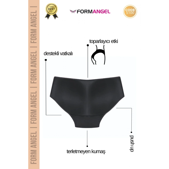 #Korse Doğal Görünüm Sağlayan Dolgunlaştırıcı Toparlayıcı Popo Dolgulu Destekleyici Korse - 5 Adet