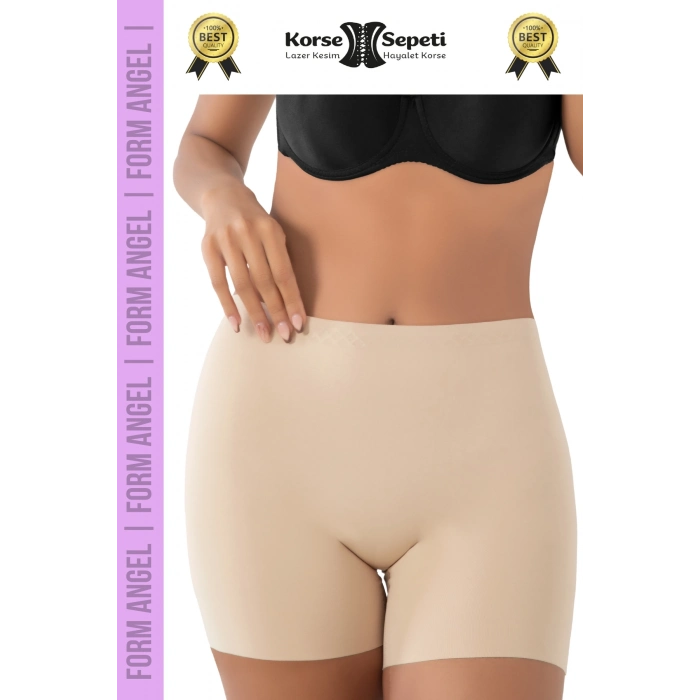 #Korse İz Göstermeyen Kaymaz Basen Toparlayıcı Şekillendiren Lazer Kesim Korse Boxer - 1 Adet