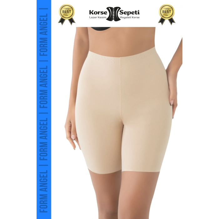 #Korse İz Yapmayan Kaymayı Önleyen Toparlayıcı Sıkılaştıran Lazer Kesim Paçalı Korse - 4 Adet