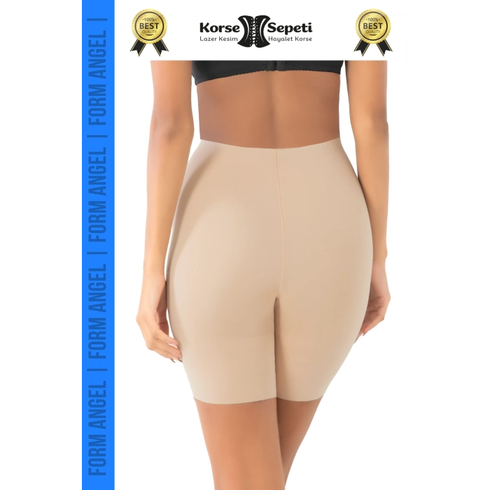 #Korse İz Yapmayan Kaymayı Önleyen Toparlayıcı Sıkılaştıran Lazer Kesim Paçalı Korse - 5 Adet