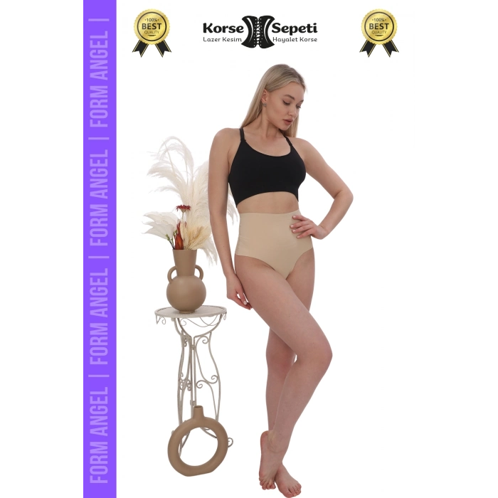 #Korse İz Yapmaz Göstermeyen Kaymaz Doku Toparlayıcı Sıkılaştıran Lazer Kesim String Korse - 4 Adet