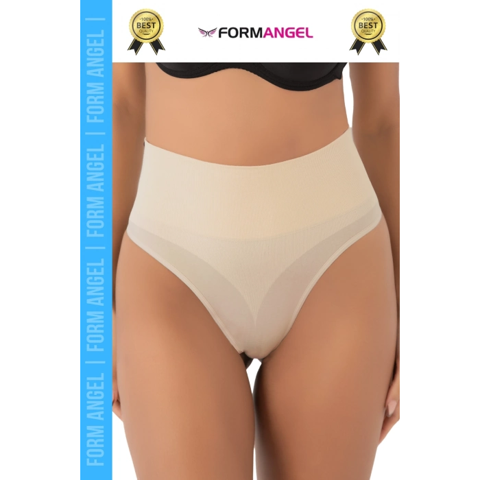 #Korse İz Yapmaz Kaymayan Seamless Alt Karın Göbek Toparlayıcı String Külot Kadın Korse - 2 Adet