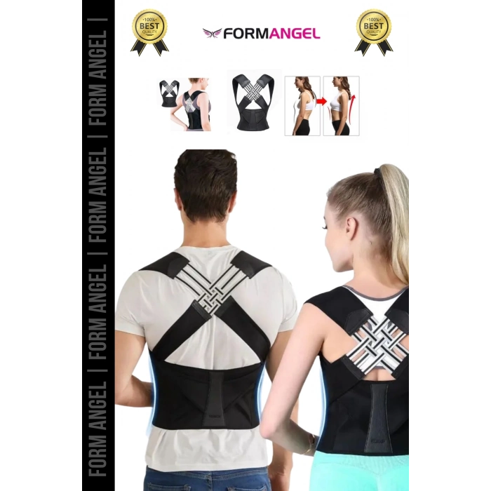 #Korse Kamburluk Önleyici Ayarlanabilir Ortopedik Medikal Kadın Erkek Dik Duruş Korsesi - 3 Adet