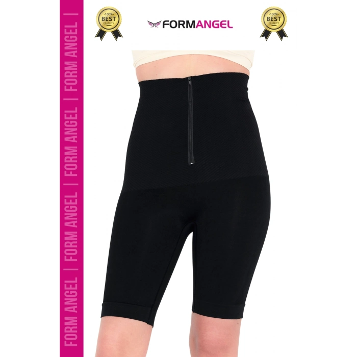 #Korse Vücut Bel Popo Şekillendiren Sıkılaştırıcı Fermuarlı Paçalı Klasik Toparlayıcı Korse - 4 Adet