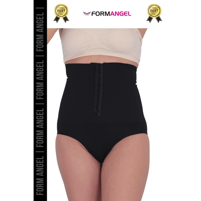#Korse Vücut Şekillendiren Toparlayıcı Kaymaz Agraflı Yüksek Bel Slip Kadın Külot Korse - 4 Adet