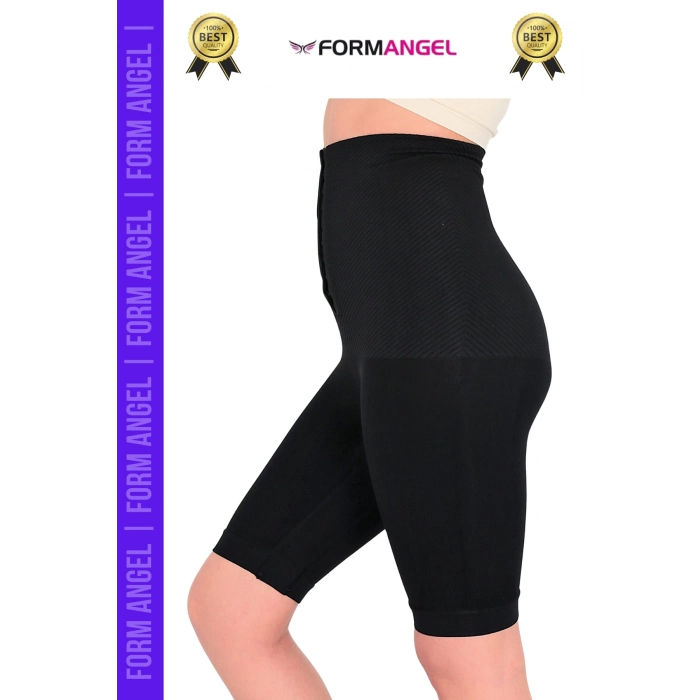 #Korse Yüksek Bel Karın Mide Toparlayıcı Popo Sıkılaştırıcı Paçalı Kadın Agraflı Korse - 4 Adet