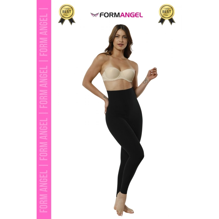 #KorseTayt 2 Beden Küçülten İz Diz Yapmayan İç Göstermeyen Lazer Kesim Yüksek Bel Korse Tayt