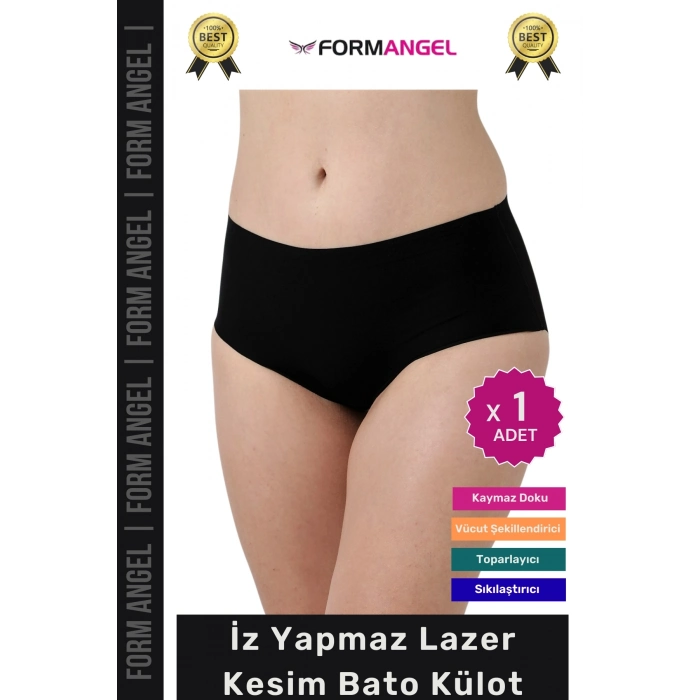 #Külot Lazer Kesim İz Göstermez Kaymayı Önleyen Doku 2 Beden Küçülten Hayalet Bato Külot - 1 Adet