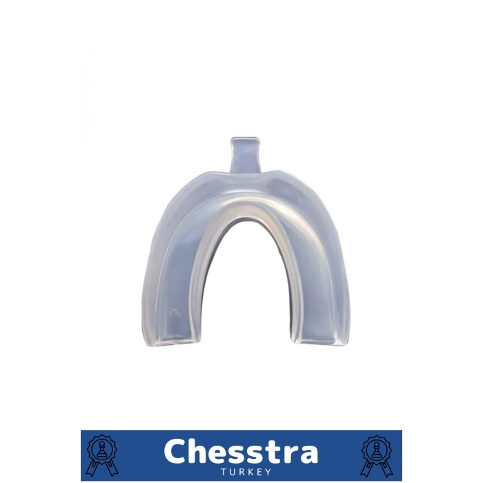 Kutulu Diş Çene Sıkma Gıcırdatma Gece Plağı Koruyucu Önleyici Dişlik Uyku Silikon Aparatı 3 Adet