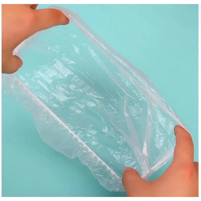 #Bone Gıda Koruyucu Esnek Streç Mutfak Şeffaf Saklama Lastikli Tencere Tabak Bonesi 100 Adet 20cm