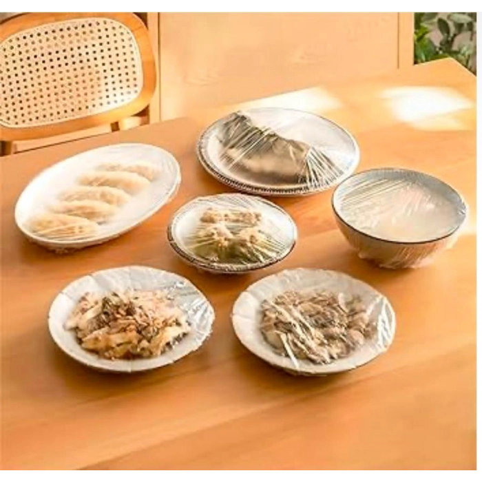 Üstün Hijyen Gıda Taze Koruma Koku Engelleme Pratik Kullanım Lastikli Tencere 100lü 24cm Tabak Bone