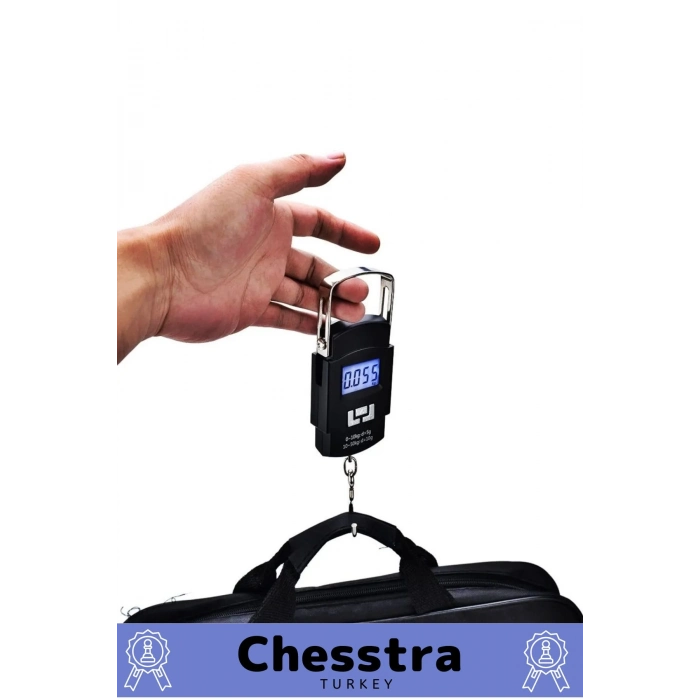 Lcd Ekran Seyahat Bavul Ağırlık El Terazi Dijital Çok Amaçlı Taşınabilir Askılı Pilli Bagaj Tartısı