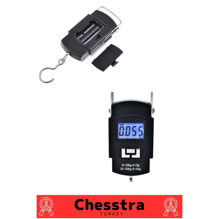 Lcd Ekran Seyahat Bavul Ağırlık El Terazi Dijital Çok Amaçlı Taşınabilir Askılı Pilli Bagaj Tartısı