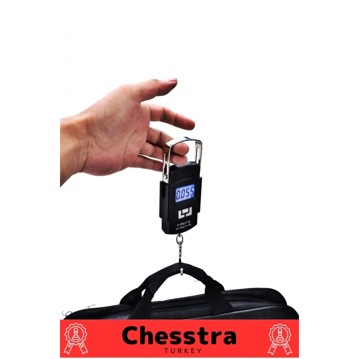 Lcd Ekran Seyahat Bavul Ağırlık El Terazi Dijital Çok Amaçlı Taşınabilir Askılı Pilli Bagaj Tartısı